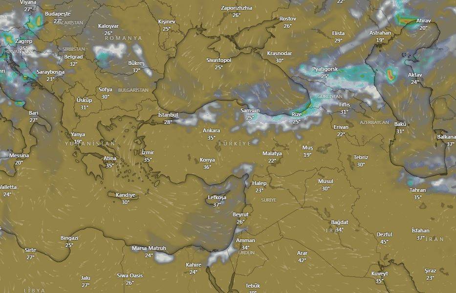 Çok kuvvetli yağış geliyor! Meteoroloji 5 il için yeni uyarı yaptı 15